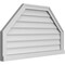 Ekena Millwork Octagonal Top Surface Mount PVC Gable Vent w/ 2"W x 2"P Brickmould Sill Frame, 38"W x 22"H GVPOT38X2203SN - alternate 2